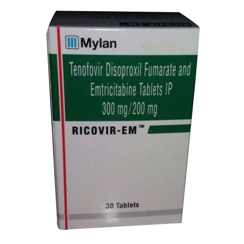 Ricovir EM (Tenofovir Disoproxil Fumarate And Emtricitabine Tablets) IP