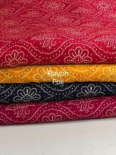 Rayon Foil Print