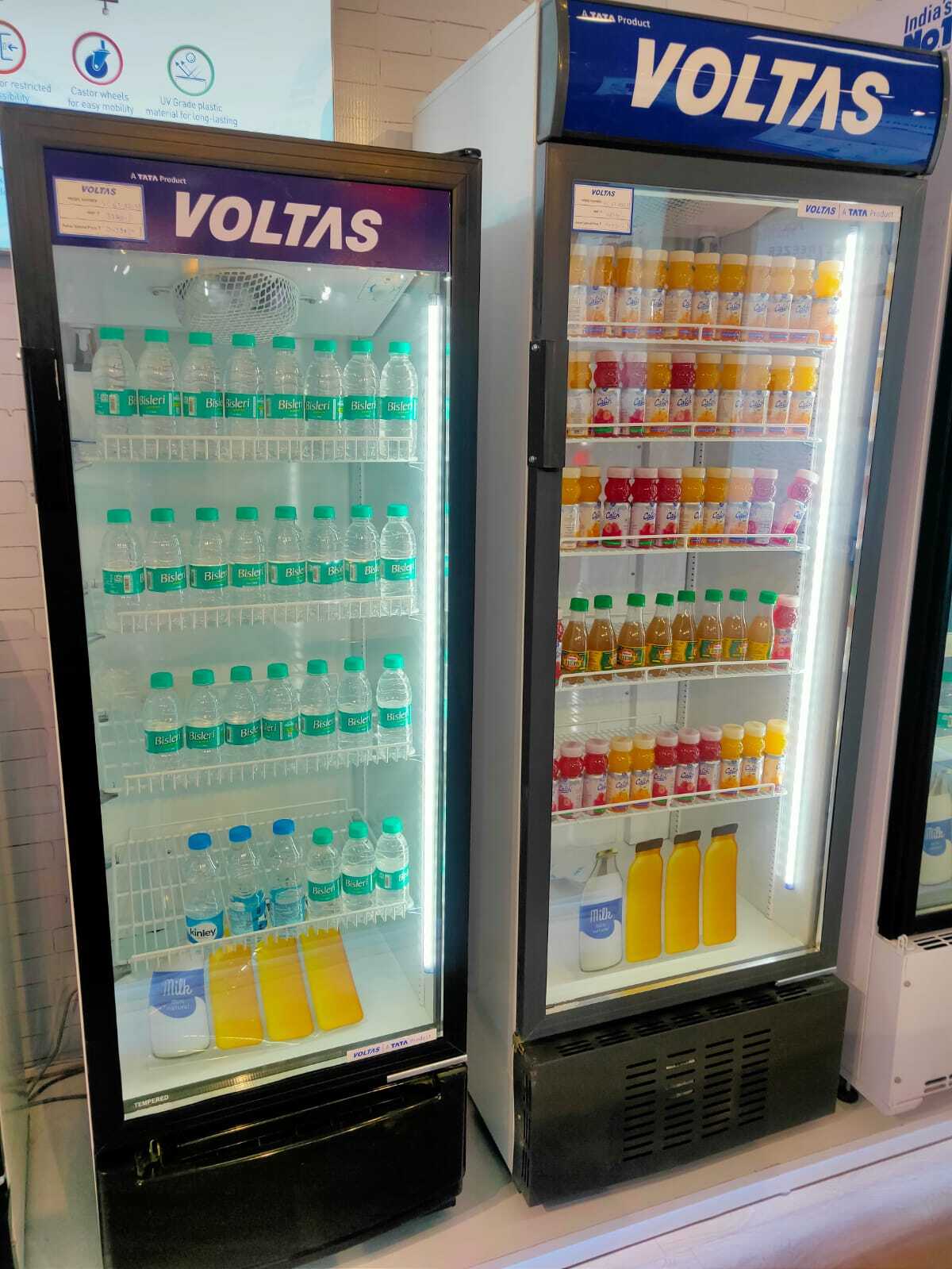 VOLTAS 220 Ltr Single Door Visi Cooler