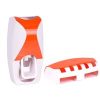 Squeeze Toothpaste Dispenser with 5 Toothbrush Holder (2416)