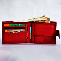 Nappa Red Wallet