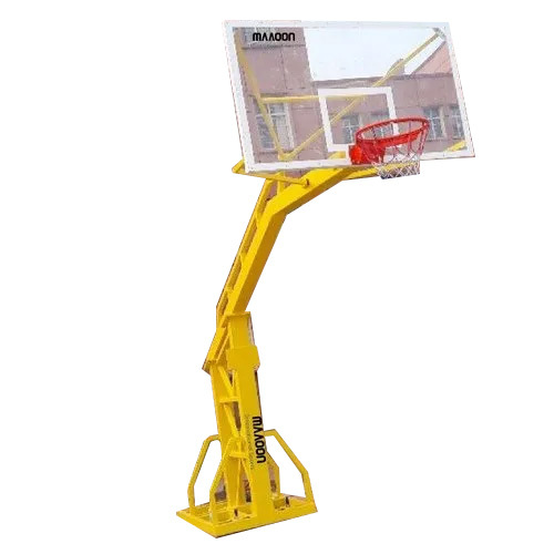 Yellow Basketball Pole