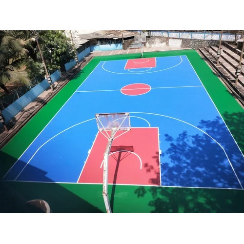 Synthetic Basketball Court Flooring