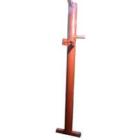 Lawn Tennis Pole - Ms Pipe, 10 Mm Diameter, Red | Supports Tennis Nets, Height Range: 1-3 M, Weight Range: 2-5 Kg, Brand: Maaoon