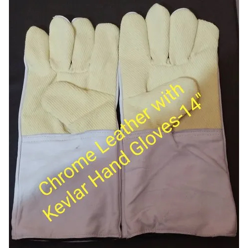 Chrome Leather With Kevlar Hand Gloves