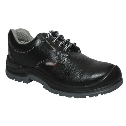 Black Medium Ankle Safety Shoes