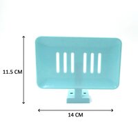 Plastic Wall Mounted Soap Holder Rack Soap Dish Tray (3701)