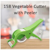 VEGETABLE CUTTER WITH PEELER(0158)