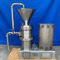 Almond Butter Making Machine - Stainless Steel, Silver Color, 5hp Motor Power | High Efficiency Industrial Dairy Milk Plant Machinery
