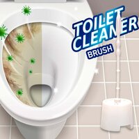 TOILET CLEANING BRUSH WITH POTTED HOLDER (6615)