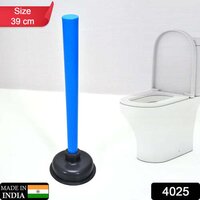 Multifunctional Toilet Plunger Toilet Blockage Remover Suction Device (4025) - High-grade Rubber | 39x12x12 Cm Size, Assorted Color, Strong Suction For Various Drains