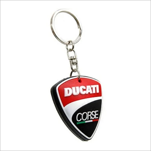Silicone Rubber Dual Sided Keychain