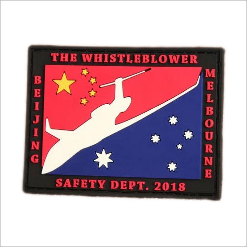 Red Rubber Army Patch