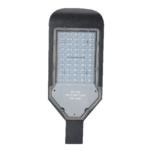 24W LED Street Light Lens - Metal & Glass Construction | High Efficiency Commercial Electric Usage
