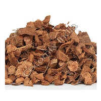 Coconut Husk Coco Chips - Coconut Fiber Material, Dark Brown Color, Nil Moisture | Excellent Water Retention & Soil Aeration For Horticulture
