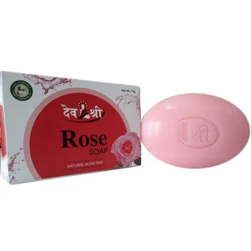 Rose Bath Soap - Herbal Formula, Medicated for Enhanced Skin Nourishment and Soothing Hydration