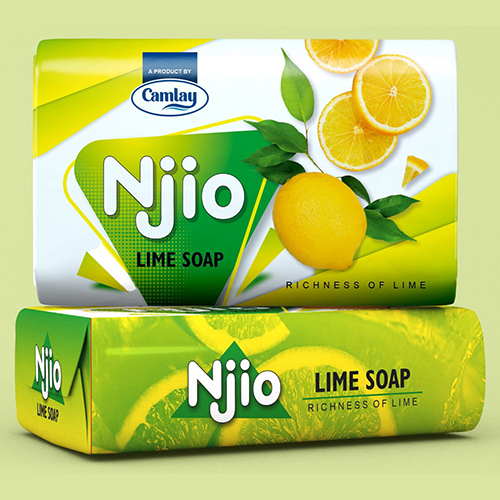Njio Lime Soap - Herbal Medicated Bath Soap | Natural Ingredients for Refreshing Cleansing