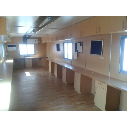 White Interior Portable Office Cabin