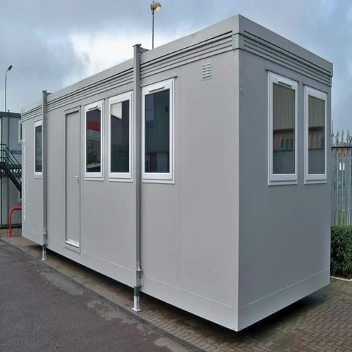 Gray Industrial Portable Office Cabin