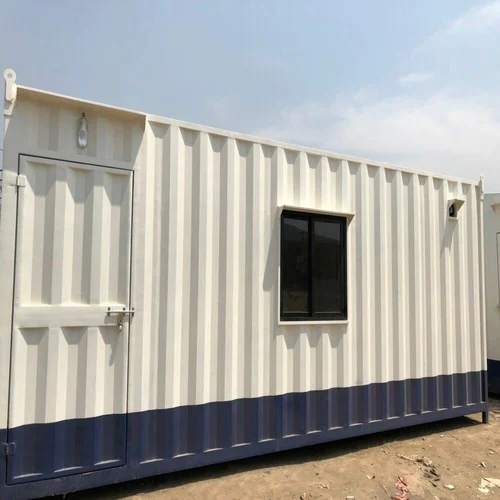 White Mobile Office Container