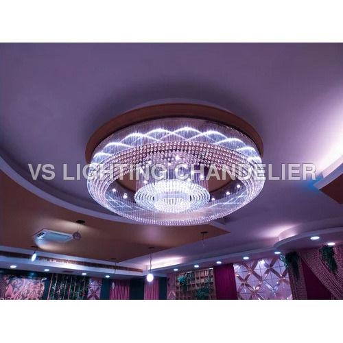 Polished Round Crystal Chandeliers