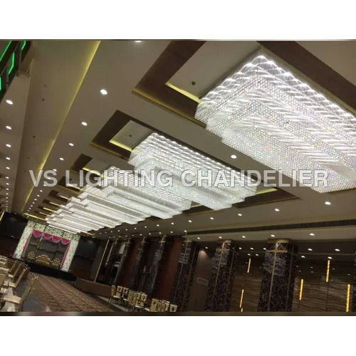 Rectangle Crystal Chandelier