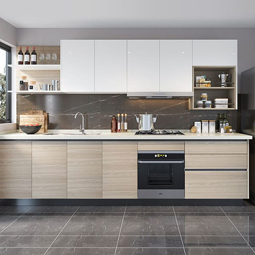 L Shape Modular Kitchen Designing Services