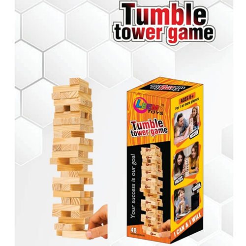 48 Pcs Tumble Tower Game Plastic Toys