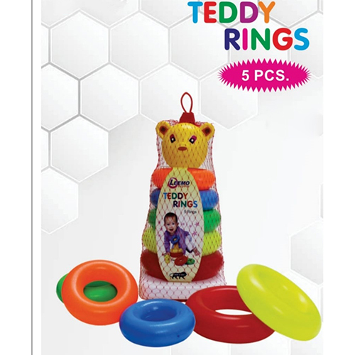 Net Teddy Rings 5 Pcs Set Plastic Toys