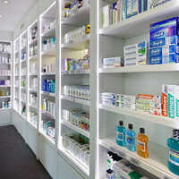 White Medical Storage Racks