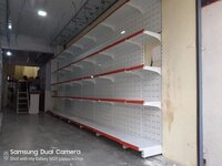 White Supermarket Medical Storage Racks