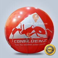 10 Feet Red Color Advertising Air Balloons