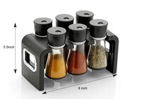 PLASTIC SPICE RACK MASALA ORGANISER (6 PCS)(0100)