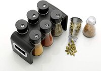 PLASTIC SPICE RACK MASALA ORGANISER (6 PCS)(0100)