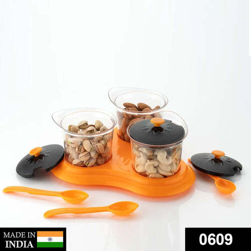 MULTIPURPOSE DINING SET JAR AND TRAY HOLDER(0609)