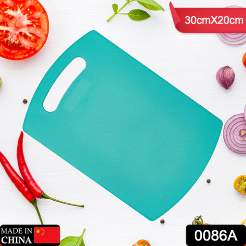 CHOPPING BOARD CUTTING PAD PLASTIC FOR HOME AND KITCHEN ACCESSORIES ITEMS TOOLS GADGETS FOR CUTTING VEGETABLES NON SLEEP ANTI SKID 0086A