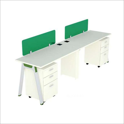 White 2 Way Workstation