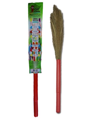 Red Jumbo Grass Broom (440 Gms)