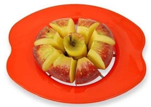 APPLE CUTTER STAINLESS STEEL BLADES FRUIT SLICER(0179)