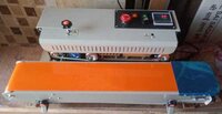 Horizontal Continuous Sealing Machine - Mild Steel, L 800 X W 400 X H 305 Mm, Gray | Semi-automatic, Durable, High Efficiency, Low Power Consumption, 1 Year Warranty