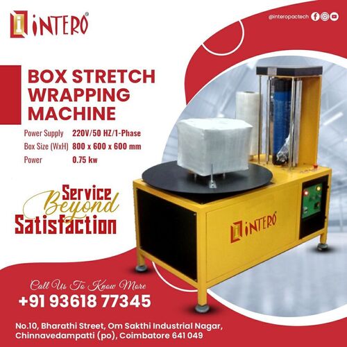 Box Stretch Wrapping Machine Manafacturing In Coimbatore