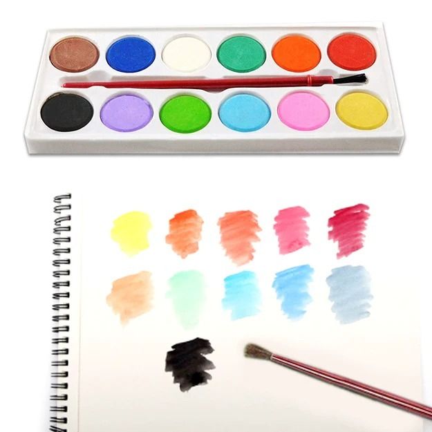 WATER COLOR KIT - 12 SHADES