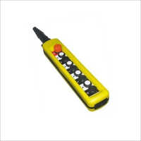 Pendant Push Button Remote Control - Plastic, Yellow | 50 Hz Frequency, 220v Power, Wireless Safety Operation