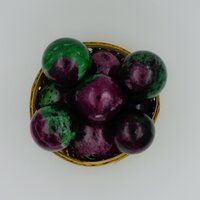 Natural Ruby Zoisite Gemstone Sphere Crystal Ball