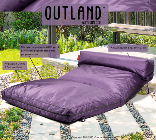 Polyester All Weather Outland Sofa Cum Bed