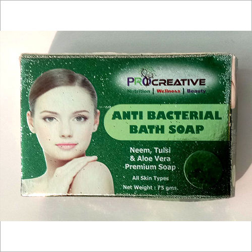 White Anti Bacterial Bath Soap