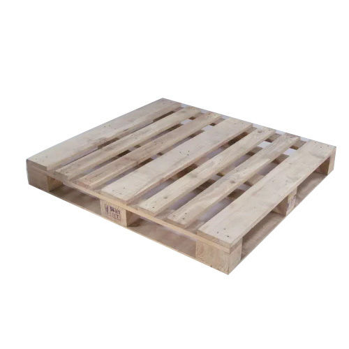 Brown Heat Treated Wooden Pallet