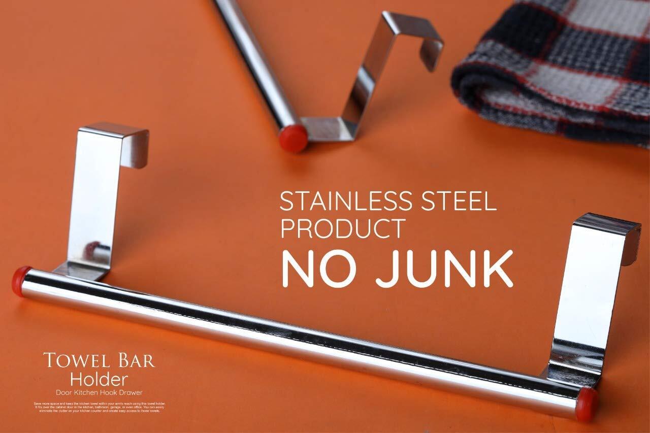 STAINLESS STEEL TOWEL HANGER FOR BATHROOM TOWEL ROD BAR BATHROOM ACCESSORIES (1604)