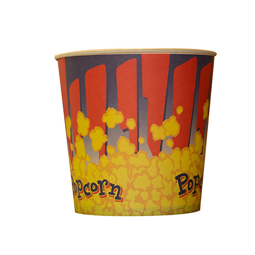Popcorn Paper Tub - High Quality Paper , Customized Size for Commercial Use | Ideal for Serving Popcorn in Various Settings