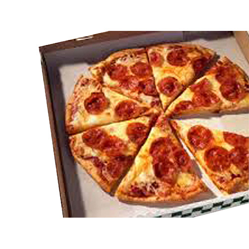 Pizza Packaging Box - Laminated Material, Various Sizes Available | Glossy Lamination Finish, High-Quality Design for Safe Transportation